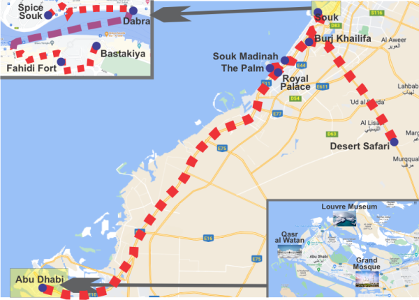 Tour Map